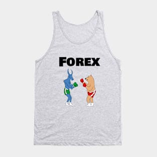 Forex Bull vs bear illustration Tank Top